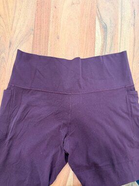 Athleta 7/8 Salutation Leggings - plum - Size 2X